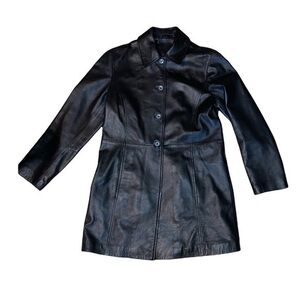 J. Jill black leather jacket